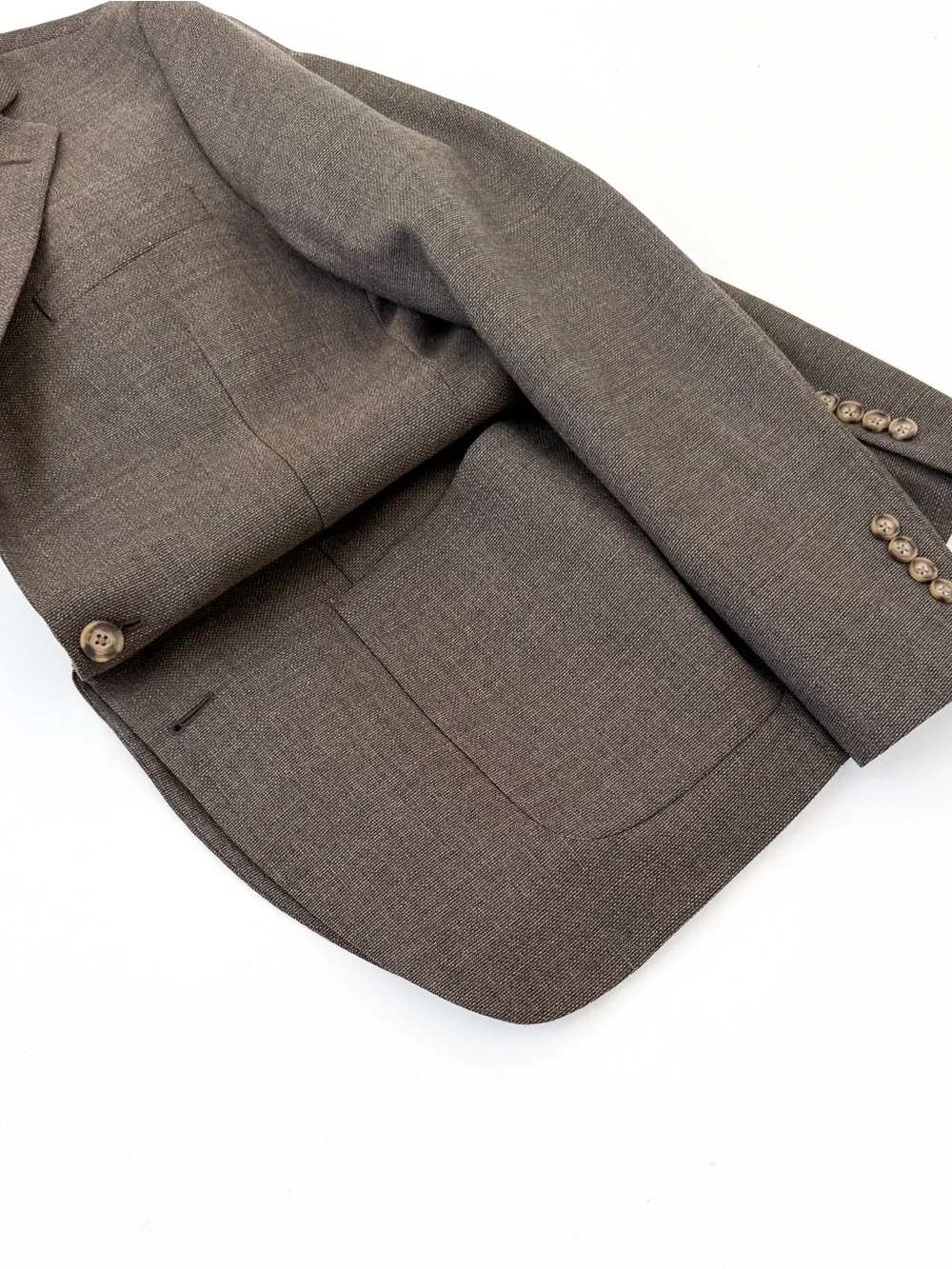 Brooks Brothers Slim Italian Wool Blazer in Light Brown Sport Coat Men's 42R